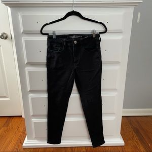 AE black skinny jeans